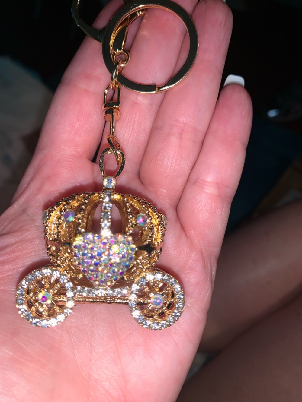 Carriage bag/purse charm Keychain